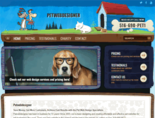 Tablet Screenshot of petwebdesigner.com